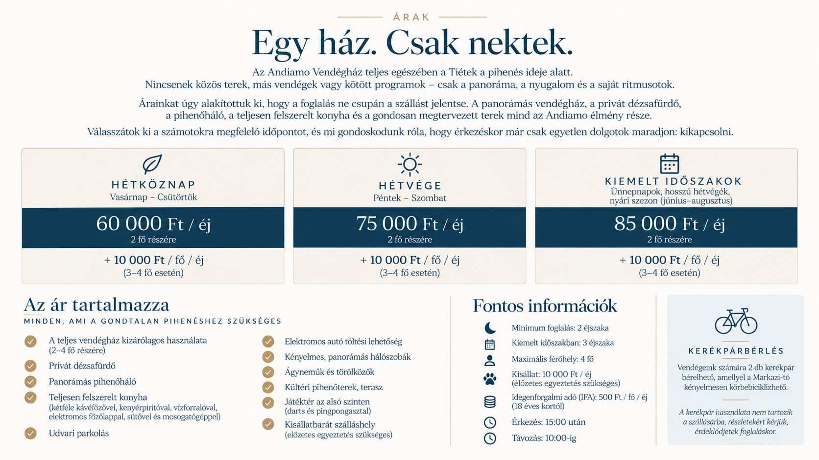 Válasszátok ki, mikor szeretnétek egy kicsit kiszakadni a hétköznapokból.